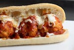 Meatball Parmigiana Grinder