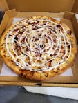 Gluten-Free Chicken, Bacon, Ranch Pizza