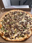 Gluten-Free Philly Cheesesteak Pizza