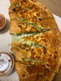 Pesto Baked Chicken Calzone