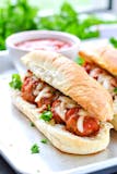 Meatball Parmesan Sandwich