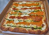 Tri-Color Grandma Pizza
