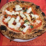 Zucchini Marinara Pizza