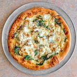 Large 24" Spinach & Mushroom Pizza