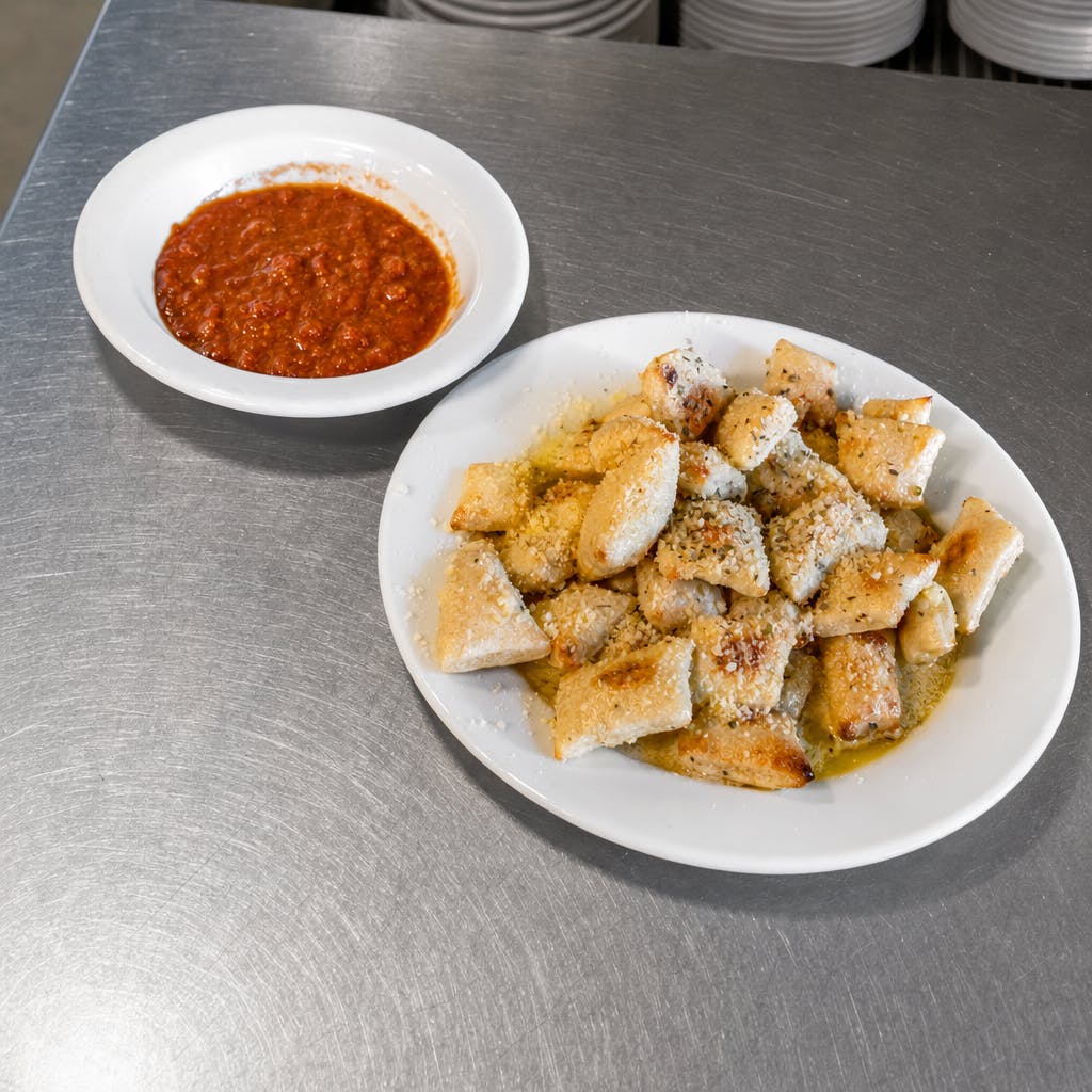 Garlic Knots with Fratello's Sauce