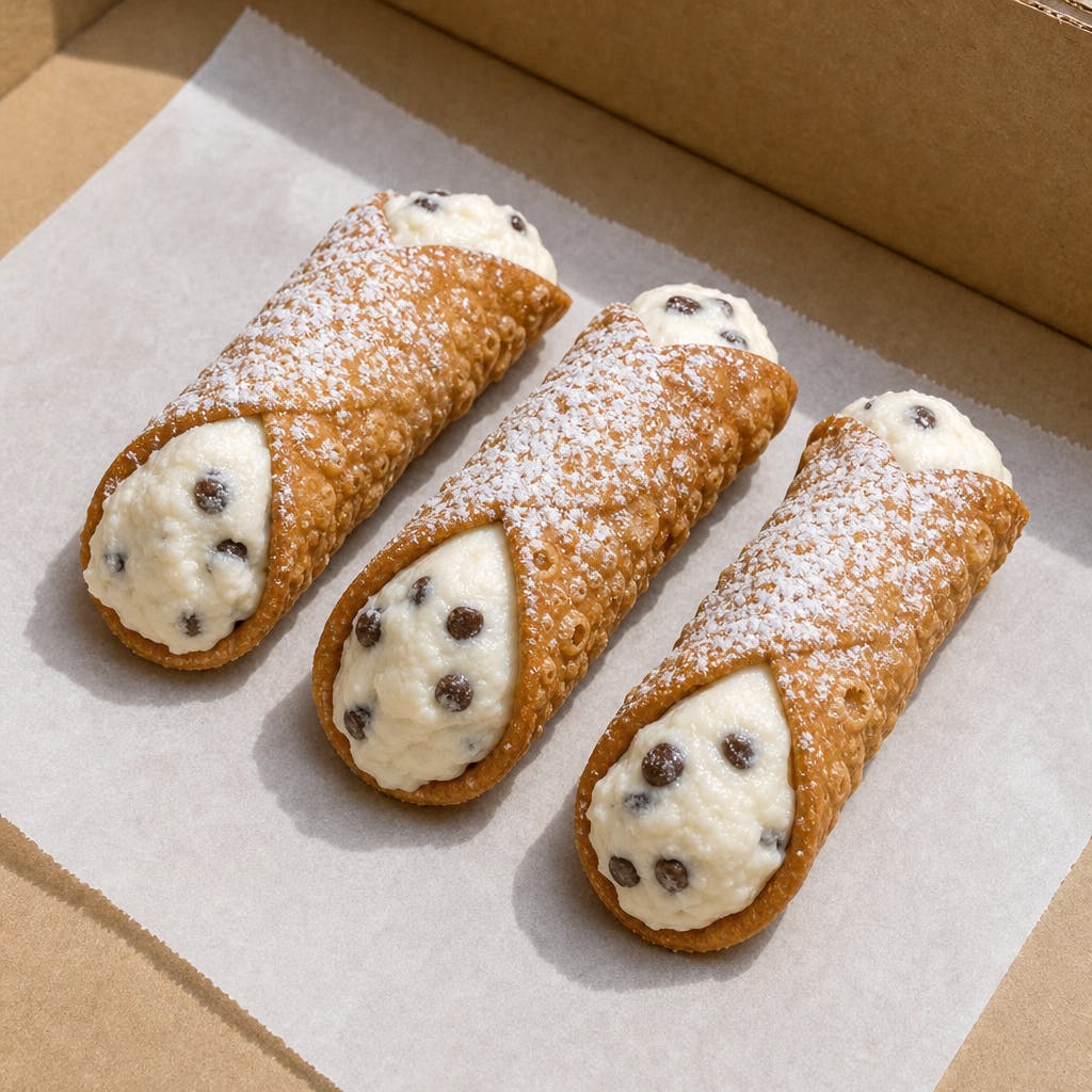 3 Cannolis