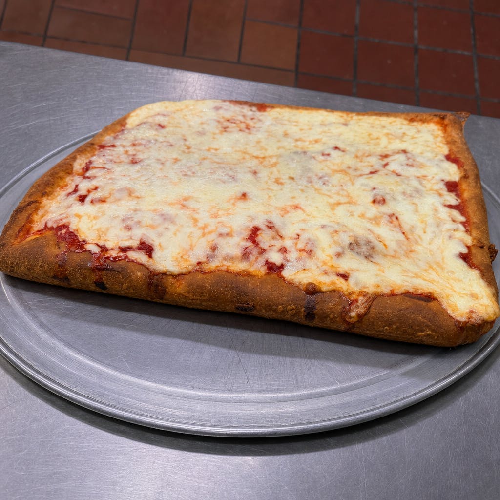 Sicilian Plain Cheese Pizza