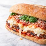 Eggplant Parmigiana Sandwich
