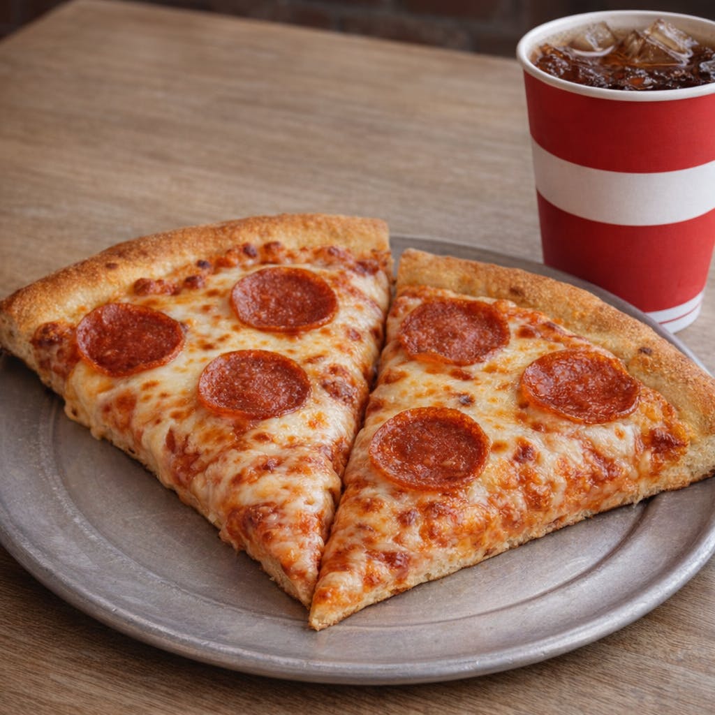2 Slice with 1 Topping & 1 Drink Special