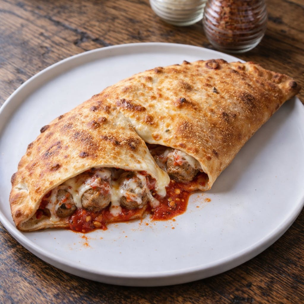 Meatball Parm Calzone