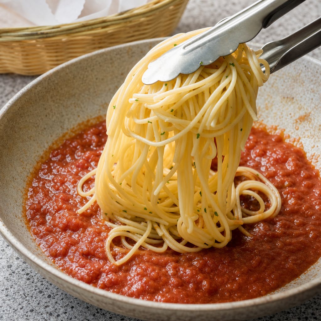 Spaghetti with Marinara Sauce