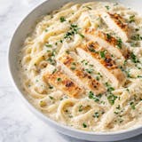 Chicken Alfredo with White Sauce