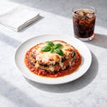 Eggplant Parmigiana with Soda