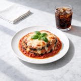 Eggplant Parmigiana with Soda