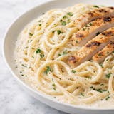 Spaghetti with Alfredo & Chicken   