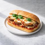 Eggplant Parmigiana Sandwich