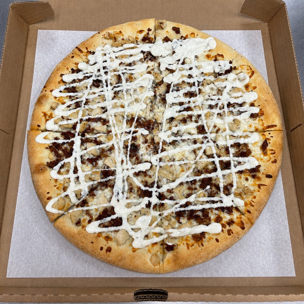 Chicken Bacon Ranch Pizza