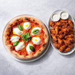 Large with One Topping & 20 Chicken Wings Deal