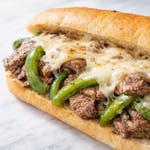 Steak with Green Peppers & Cheese Sandwich 