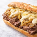 Steak with Onions & Cheese Sandwich 
