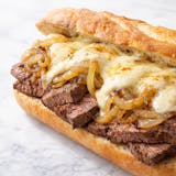 Steak with Onions & Cheese Sandwich 