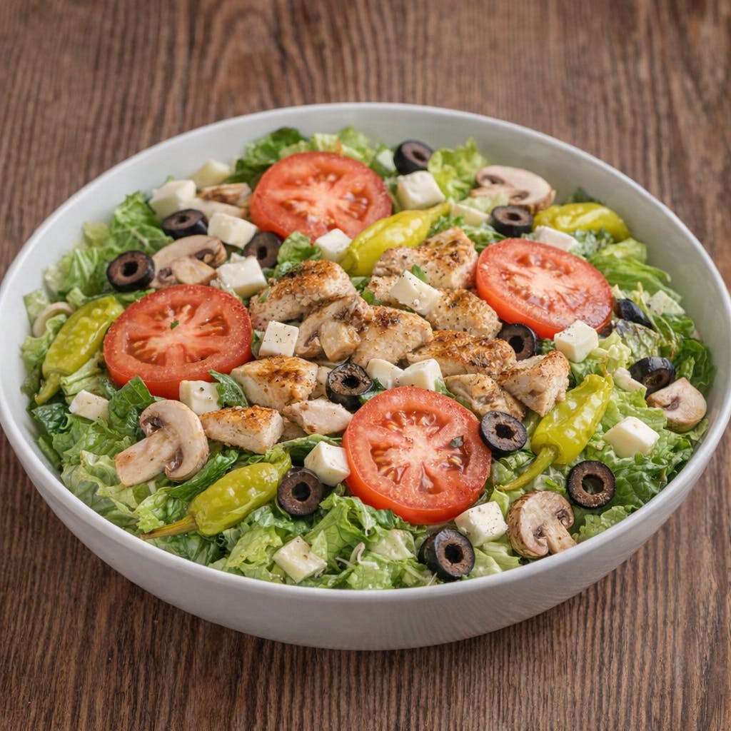 Roma Salad with Chicken