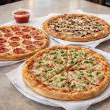Three Large 14" Pizza with One Toppings