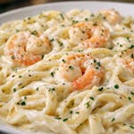 Fettuccine Alfredo with Shrimp