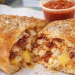 Hawaiian Chicken Stuffed Pizza