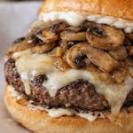 Mushroom Swiss Burger