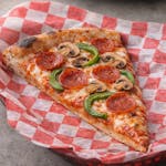 Neapolitan Three Toppings Pizza Slice