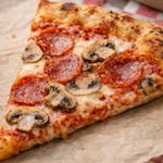 Neapolitan Two Toppings Pizza Slice