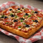 Sicilian Four Toppings Pizza