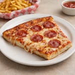 Sicilian One Topping Pizza Slice