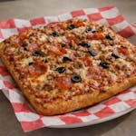 Sicilian Three Toppings Pizza