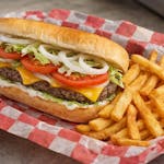 Cheese Burger Regular Sub