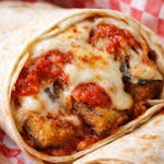 Eggplant Parmigiana Wrap