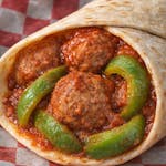 Meatball & Peppers Wrap