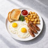 Two Eggs Any Style with Sausage Breakfast 