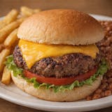 Cheeseburger Plate Dinner