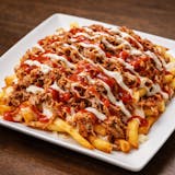 Loaded Fries with Pork Shoulder "Yaroa de Pernil"