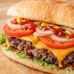 Hamburger Hot Sandwich 