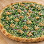 Palak Pesto Chicken Pizza 