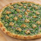 Palak Pesto Chicken Pizza 