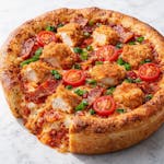 145. Crispy Chicken Pan Deep Dish Pizza 