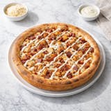 148. Chicken Bacon Ranch Bacon Pan Deep Dish Pizza