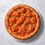 150. Sweet Chili Crispy Chicken Pan Deep Dish Pizza