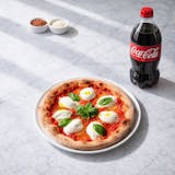 210. Five Medium Cheese Pizza & 2 Liter Soda Family Pack Special 