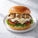 37. Mushroom Ranch Provolone Cheese Burger 