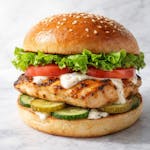 41. Marinated Grilled Chicken Burger 
